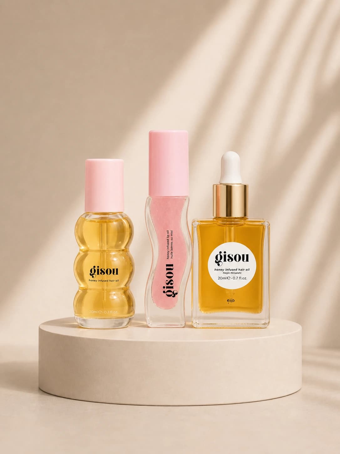 Gisou Set Honey Gloss On The Go