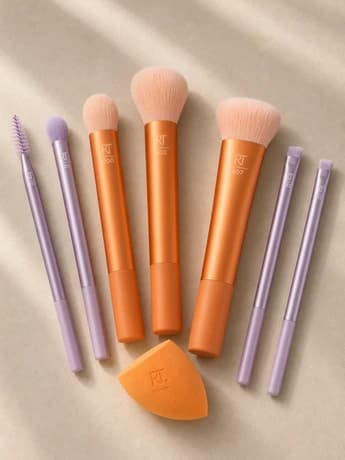 Real Techniques 8-Piece Level Up Brush & Sponge Set